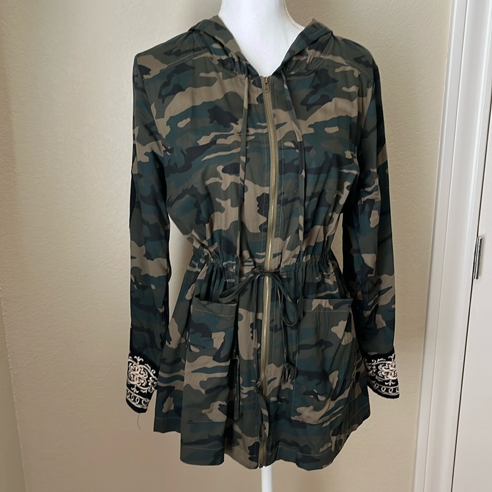 Savanna Jane camo zip jacket